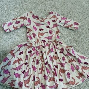 Dinosaur Print Kids Dress